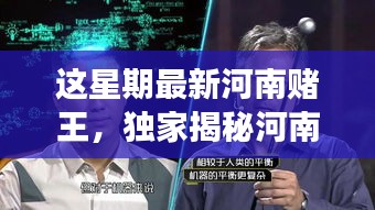 獨(dú)家揭秘，河南賭王最新高科技神器，革新功能引領(lǐng)極致體驗(yàn)，科技重塑賭壇風(fēng)云！