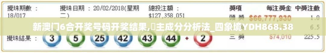 新澳門6合開獎號碼開獎結果,?主成分分析法_四象境YDH868.38