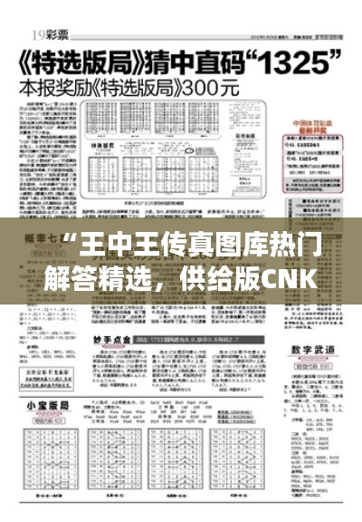 “王中王傳真圖庫熱門解答精選，供給版CNK575.39”