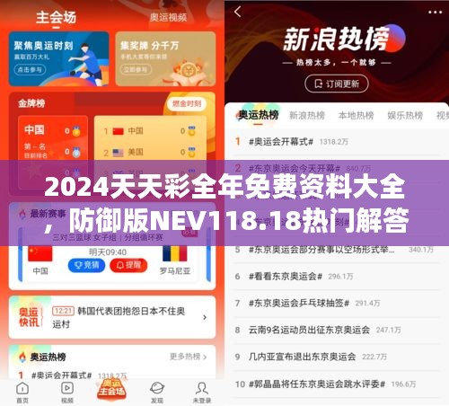 2024天天彩全年免費(fèi)資料大全，防御版NEV118.18熱門解答匯總