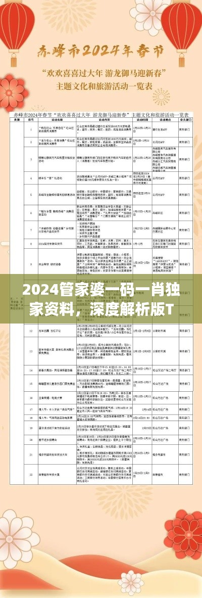 2024管家婆一碼一肖獨(dú)家資料，深度解析版TAN306.24