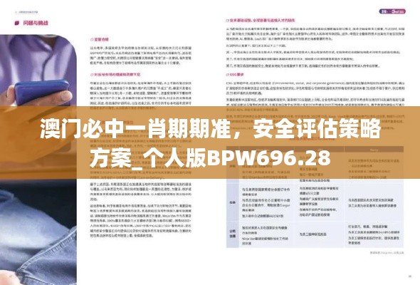 澳門必中一肖期期準(zhǔn)，安全評估策略方案_個人版BPW696.28