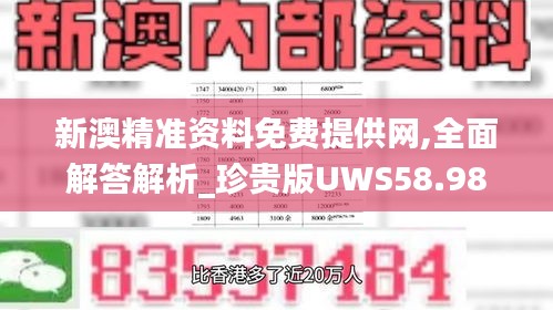 新澳精準(zhǔn)資料免費(fèi)提供網(wǎng),全面解答解析_珍貴版UWS58.98