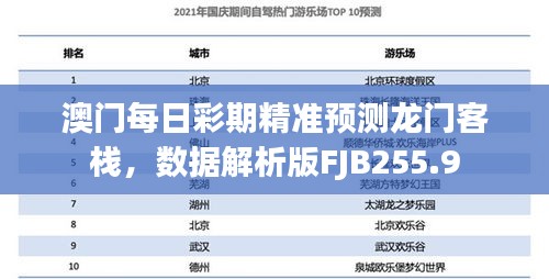 澳門每日彩期精準(zhǔn)預(yù)測(cè)龍門客棧，數(shù)據(jù)解析版FJB255.9