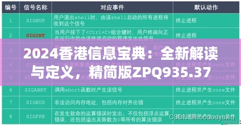 2024香港信息寶典：全新解讀與定義，精簡版ZPQ935.37