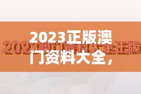 2023正版澳門資料大全，中西結(jié)合神碼MUK711.88