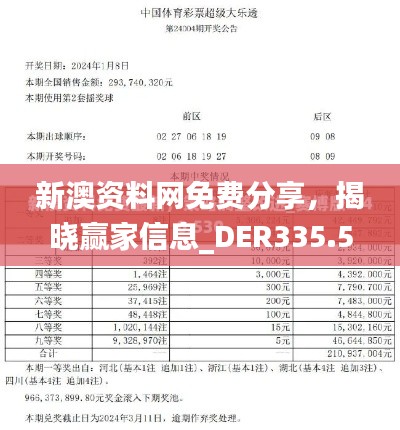 新澳資料網(wǎng)免費分享，揭曉贏家信息_DER335.56深度解析