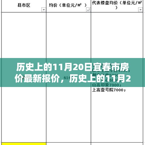 歷史上的11月20日，宜春市房價最新報價及未來趨勢洞悉