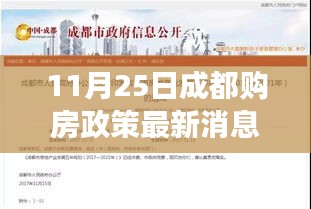 成都購(gòu)房政策最新解讀與深度分析，11月25日?qǐng)?bào)告出爐