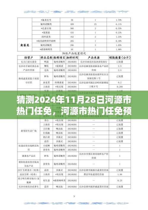 河源市熱門任免預測報告，揭秘2024年11月28日的人才動向深度分析