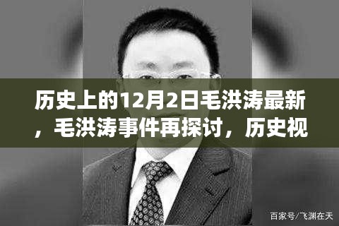 歷史視角下的毛洪濤事件深度解讀與反思，最新探討