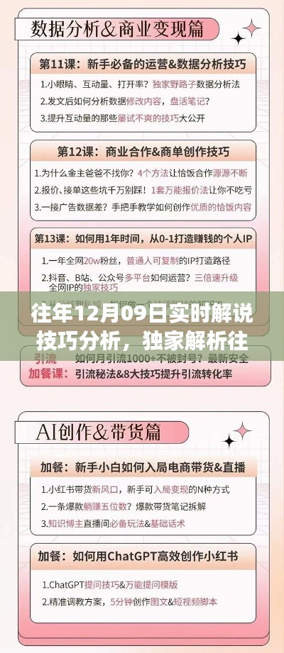 獨家解析，往年12月09日解說技巧深度剖析，小紅書助你走向成功之路！