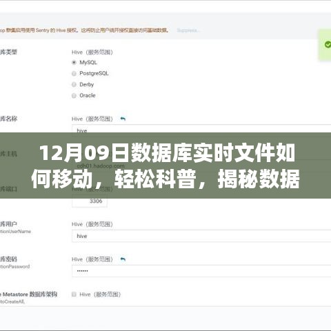 揭秘數(shù)據(jù)庫實時文件遷移之秘，以12月09日實戰(zhàn)案例輕松科普如何移動數(shù)據(jù)庫實時文件