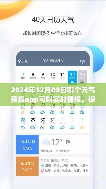 探秘天氣預報app，實時播報小巷深處天氣寶藏，揭秘最準確天氣預報軟件（針對2024年12月09日）