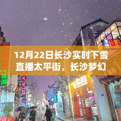 長沙夢幻飄雪日，太平街實(shí)時(shí)下雪直播絕美呈現(xiàn)