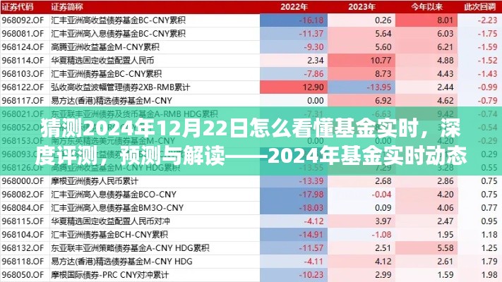 揭秘2024年基金實(shí)時(shí)動(dòng)態(tài)洞察系統(tǒng)，深度評(píng)測(cè)、預(yù)測(cè)與解讀的未來(lái)趨勢(shì)