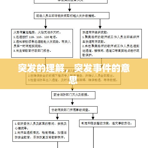 突發(fā)的理解，突發(fā)事件的意思 