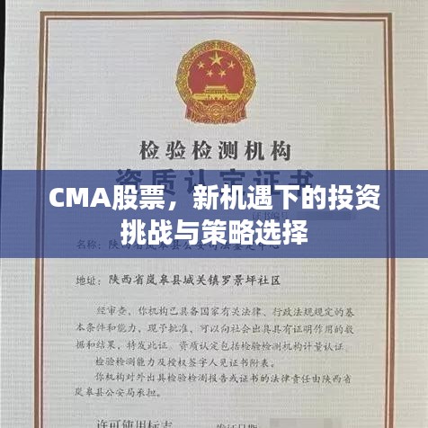 CMA股票，新機遇下的投資挑戰(zhàn)與策略選擇