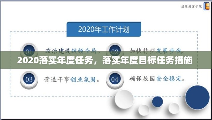 2020落實(shí)年度任務(wù)，落實(shí)年度目標(biāo)任務(wù)措施 