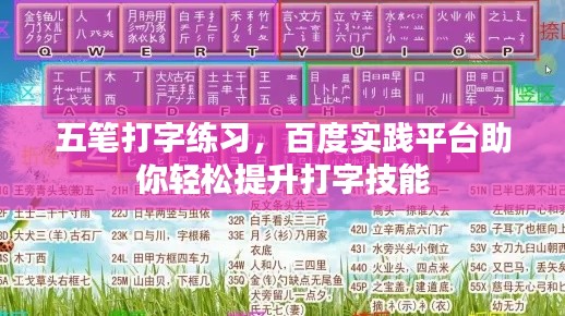 五筆打字練習，百度實踐平臺助你輕松提升打字技能