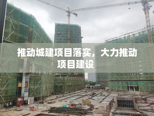 推動城建項目落實，大力推動項目建設 